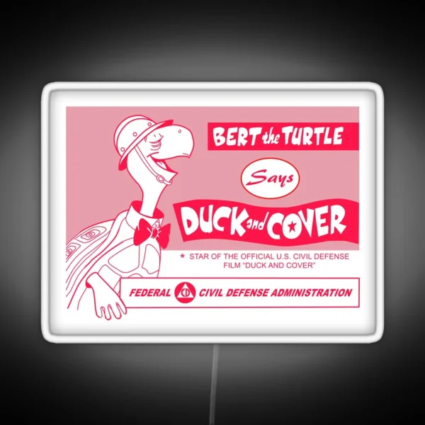 Cold War Bert The Turtle RGB Neon Sign