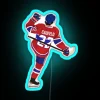 Neon LED light up wall art for Cole Caufield fan.
