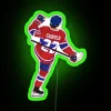 RGB Neon Sign with Cole Caufield Name Artwork Decoration Style