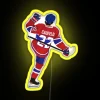 RGB Cole Caufield NHL player name customizable neon sign display