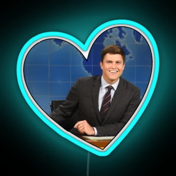 Colin Jost Small RGB Neon Sign
