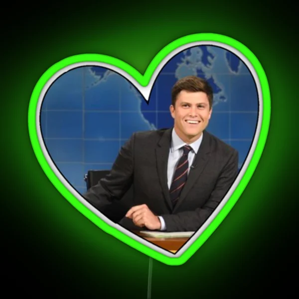Colin Jost Small RGB Neon Sign