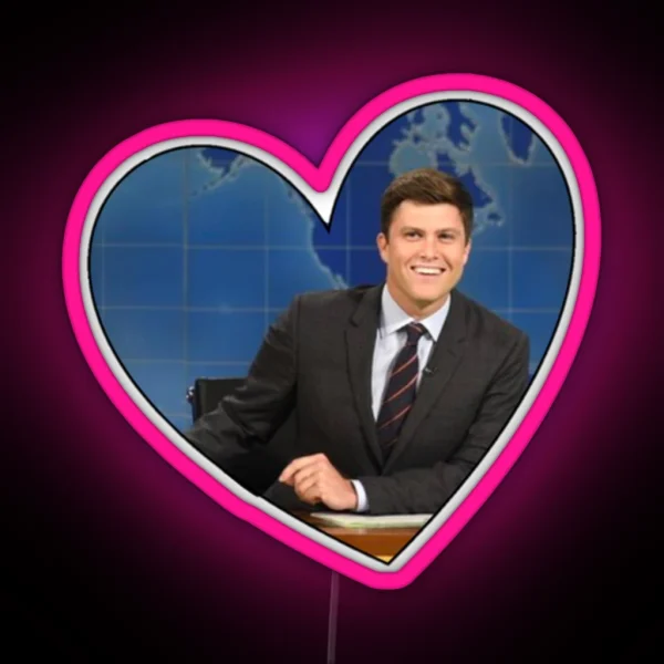 Colin Jost Small RGB Neon Sign