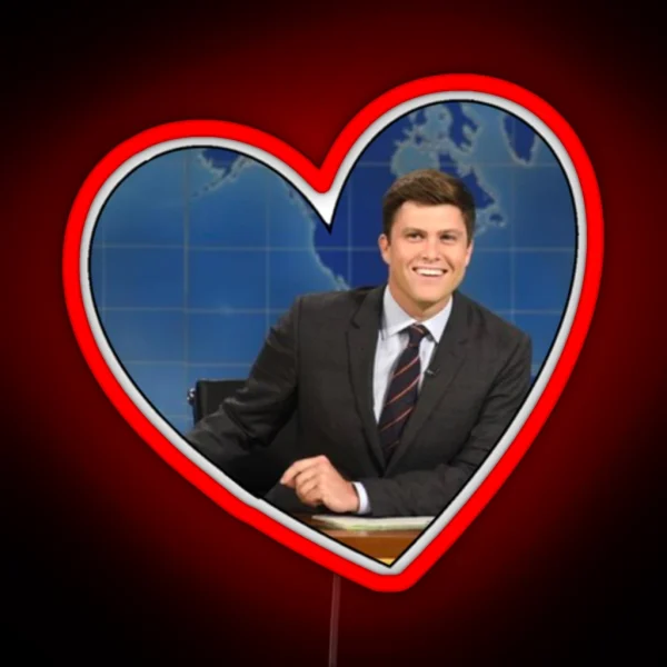 Colin Jost Small RGB Neon Sign