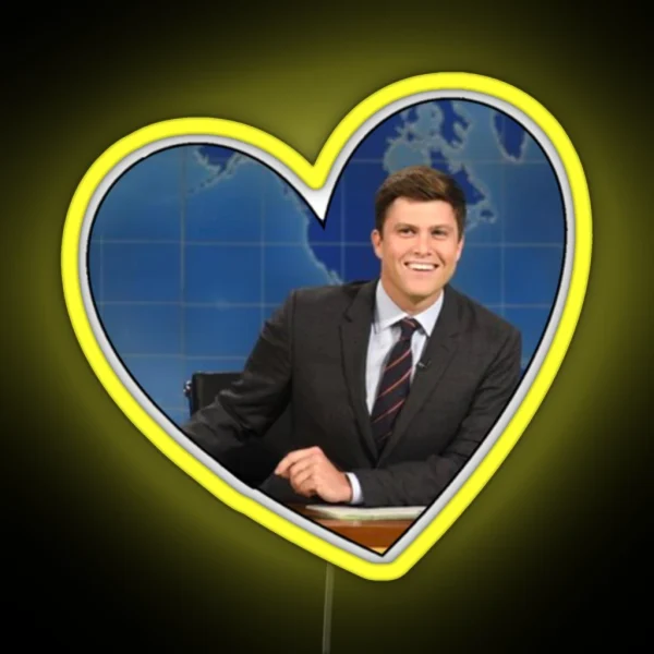 Colin Jost Small RGB Neon Sign