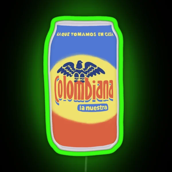 Colombiana La Nuestra RGB Neon Sign