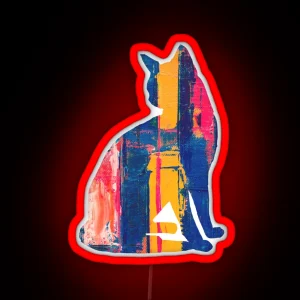 Color Paint Cat Love Cat RGB Neon Sign