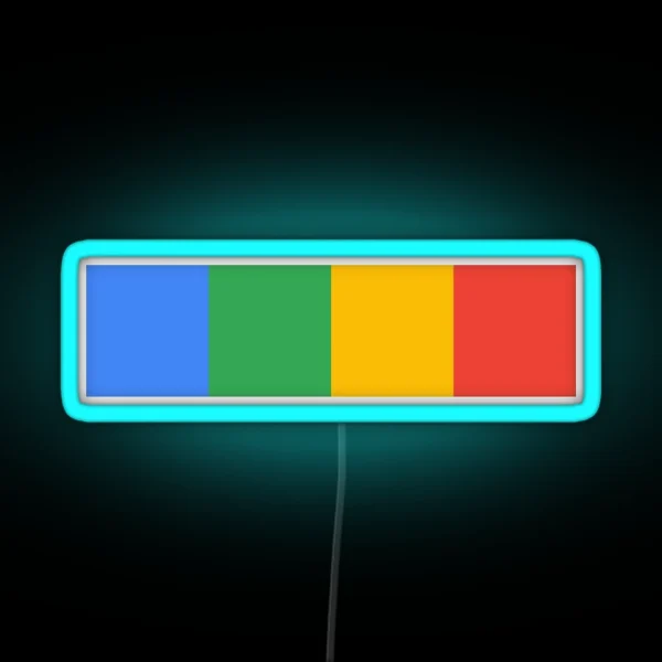 Color Palette RGB Neon Sign