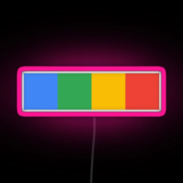 Color Palette RGB Neon Sign