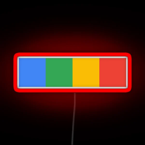 Color Palette RGB Neon Sign