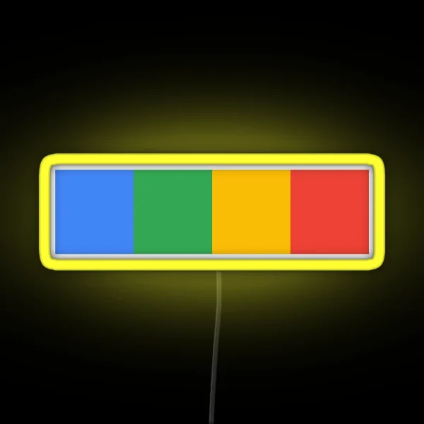 Color Palette RGB Neon Sign