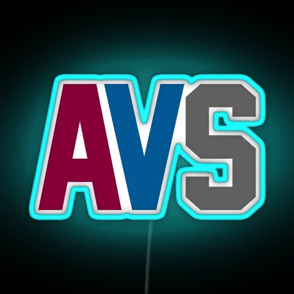 Colorado Avalanche RGB Neon Sign