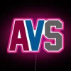 Vibrant Colorado Avalanche Team Logo RGB Neon Light Sign Decoration