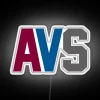 Unique Colorado Avalanche NHL Team Logo RGB Neon Sign Decor