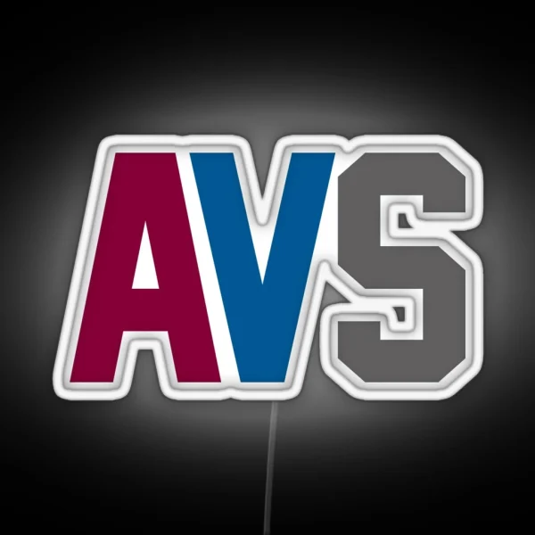 Colorado Avalanche RGB Neon Sign
