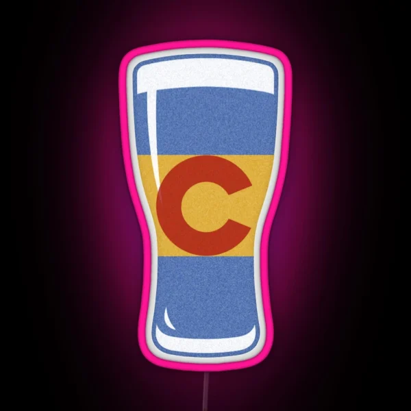 Colorado Flag Craft Beer RGB Neon Sign