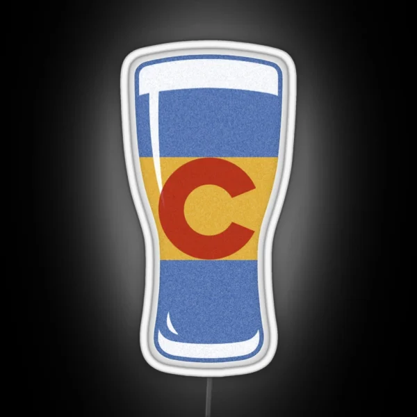 Colorado Flag Craft Beer RGB Neon Sign