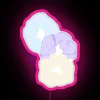 Vibrant Colorful Colored Scrunchies Inspired RGB Neon Sign Display Decoration