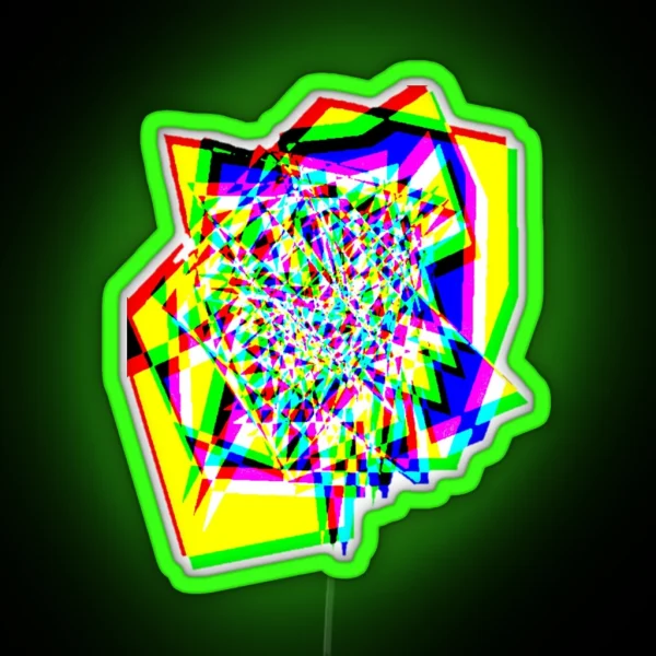 Colorful Chaos RGB Neon Sign
