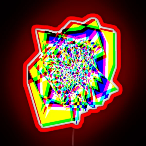 Colorful Chaos RGB Neon Sign