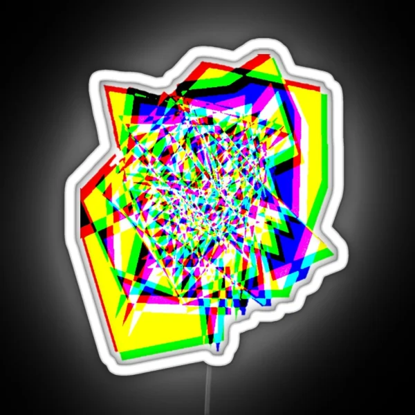 Colorful Chaos RGB Neon Sign