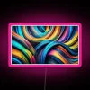 Add vibrant ambiance with this mesmerizing RGB neon light display.