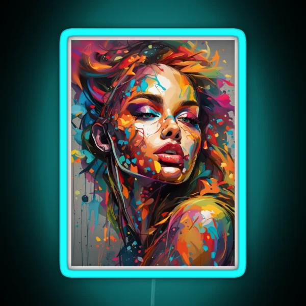 Colorful Chaos RGB Neon Sign