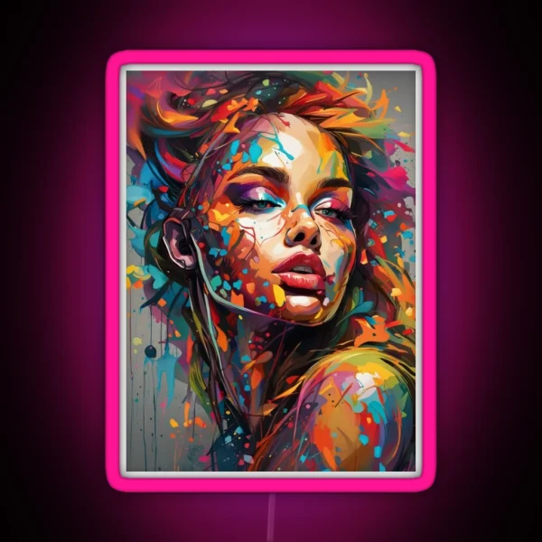 Colorful Chaos RGB Neon Sign