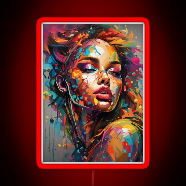 Colorful Chaos RGB Neon Sign