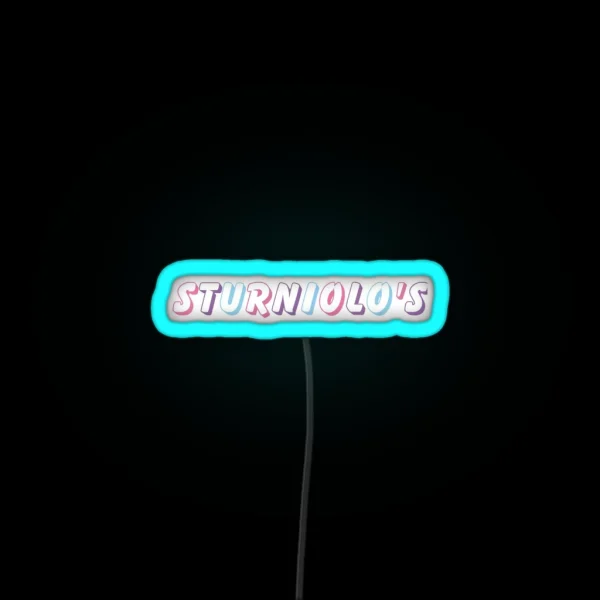 Colorful Logo Name Youtuber RGB Neon Sign