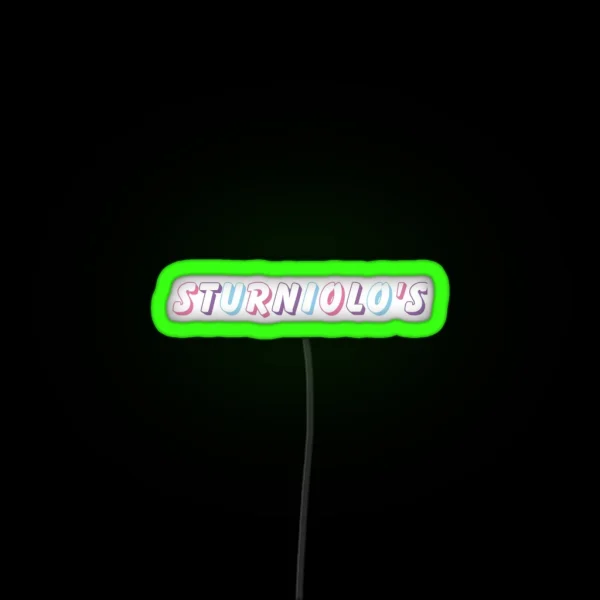 Colorful Logo Name Youtuber RGB Neon Sign