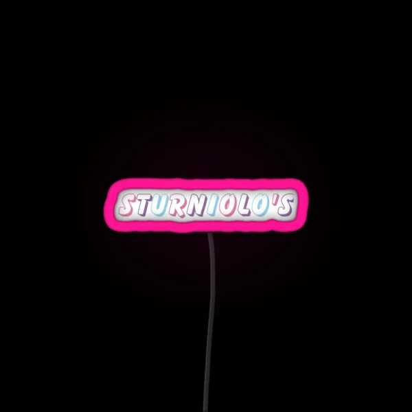 Colorful Logo Name Youtuber RGB Neon Sign