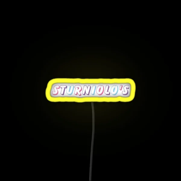 Colorful Logo Name Youtuber RGB Neon Sign