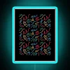 Vibrant colorful playful patterned neon sign adds urban ambiance instantly anywhere
