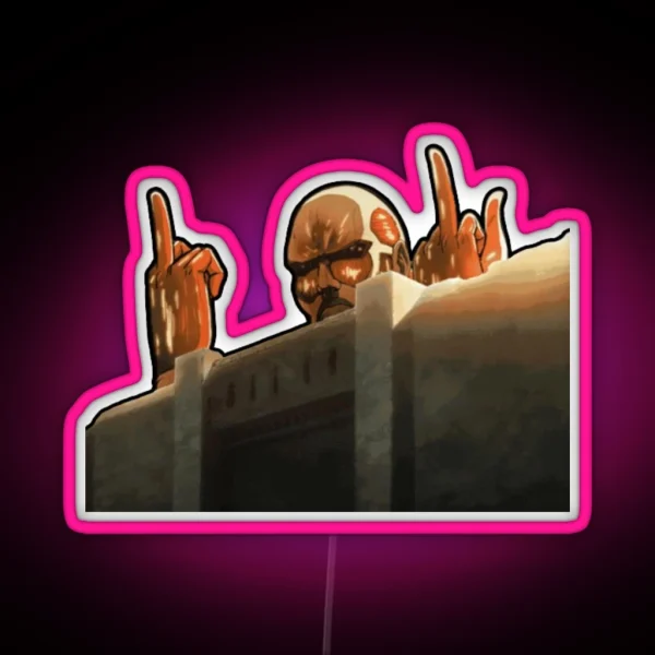 Colossal Titan RGB Neon Sign