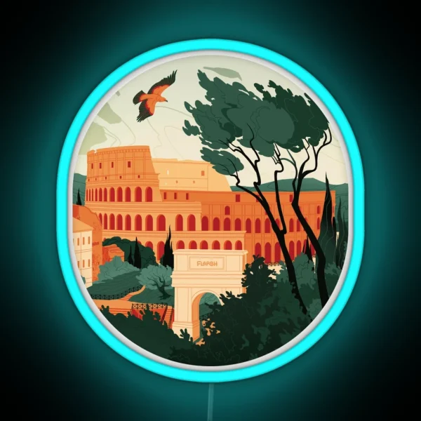 Colosseum RGB Neon Sign