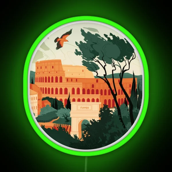 Colosseum RGB Neon Sign