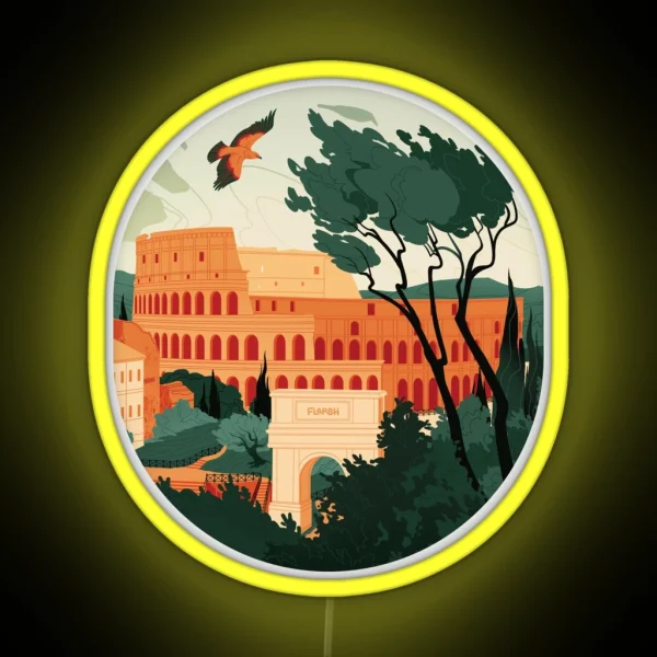 Colosseum RGB Neon Sign