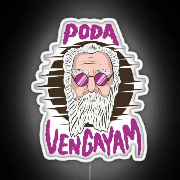 Colours Of Periyar Tamil Slogan Poda Vengayam RGB Neon Sign