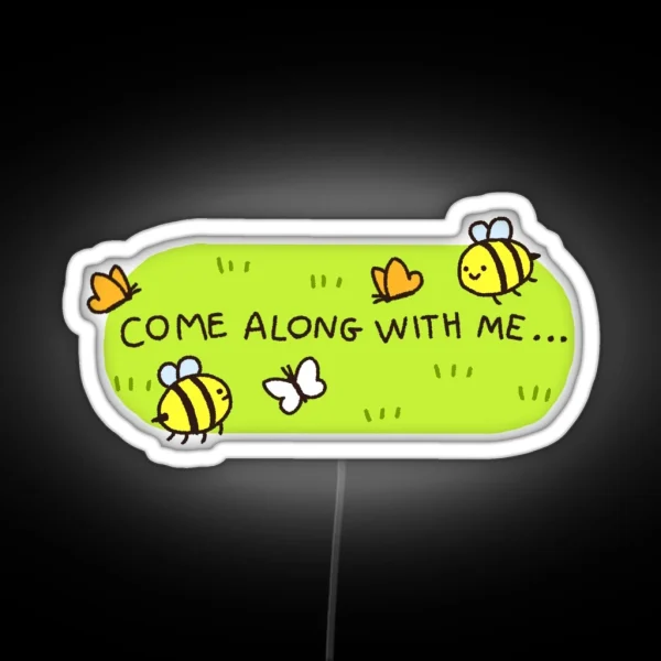 Come Along With Me Adventure Time Led RGB Neon Sign