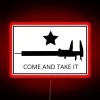 Compact Come and Take It RGB Neon Sign for Engineers