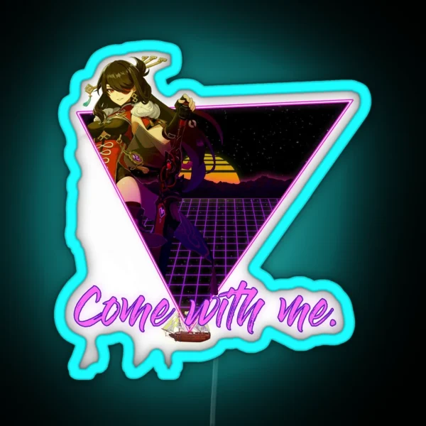 Come With Me RGB Neon Sign