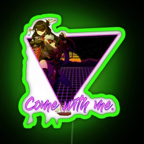 Come With Me RGB Neon Sign