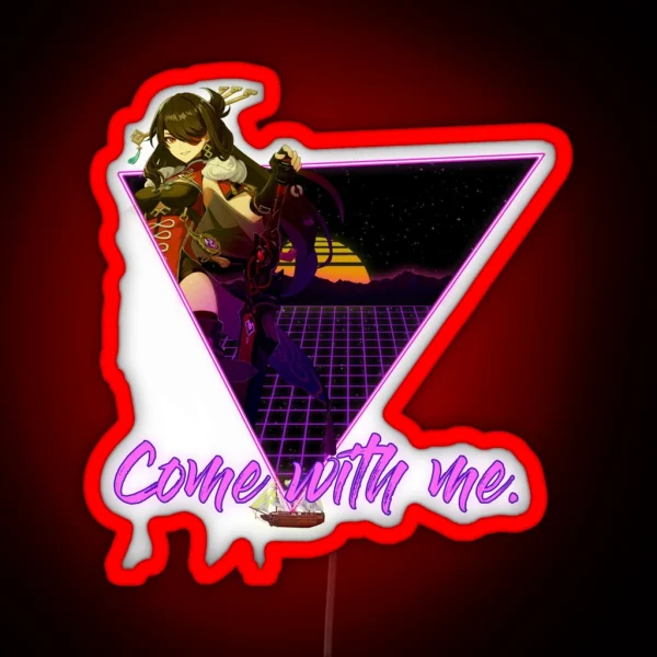 Come With Me RGB Neon Sign