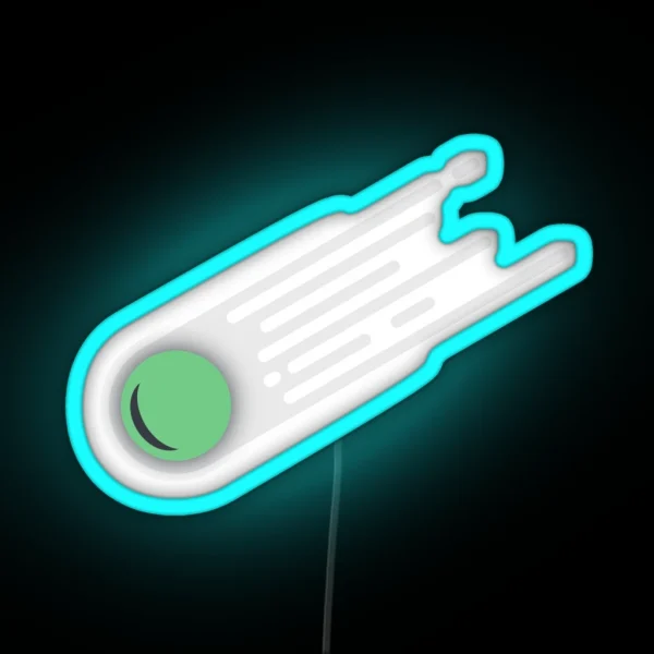 Comet Design White Trail RGB Neon Sign