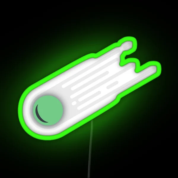 Comet Design White Trail RGB Neon Sign
