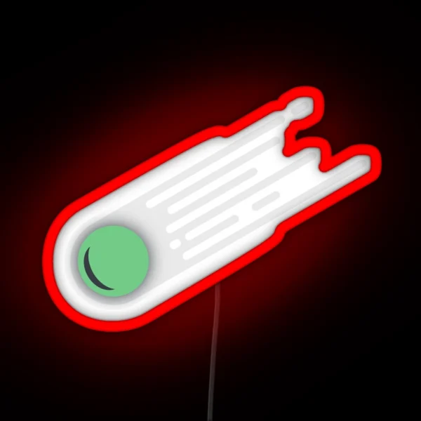 Comet Design White Trail RGB Neon Sign