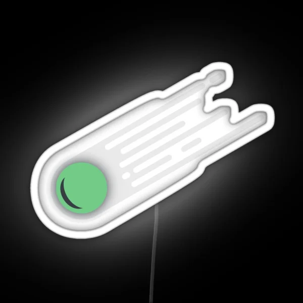 Comet Design White Trail RGB Neon Sign