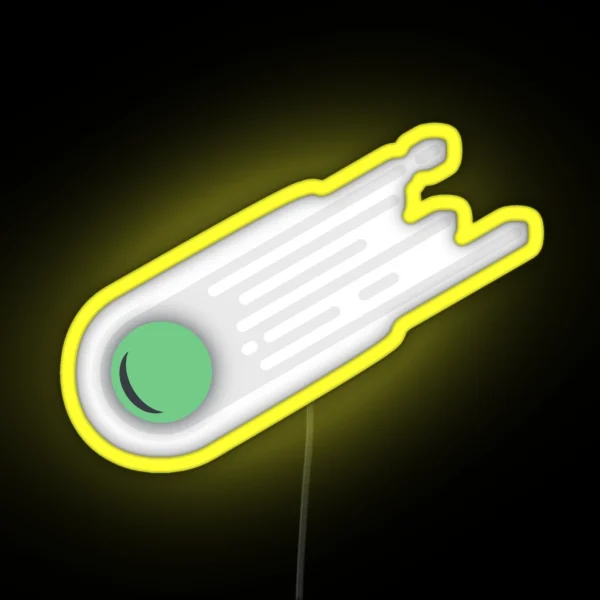 Comet Design White Trail RGB Neon Sign