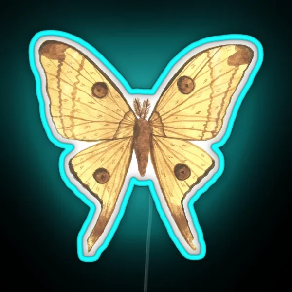 Comet Moth RGB Neon Sign